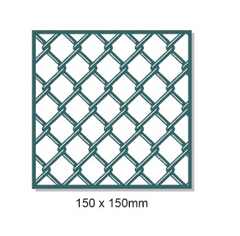 Chain Mail fence wire,150mm x 150mm. Min buy 3.